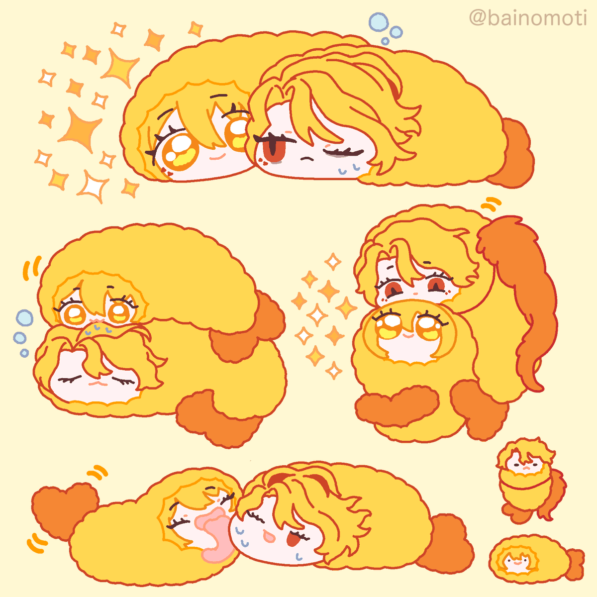 bainomoti's tweet photo. エビフライのドンキホーテとサンチョ https://t.co/AcsokKNGmX