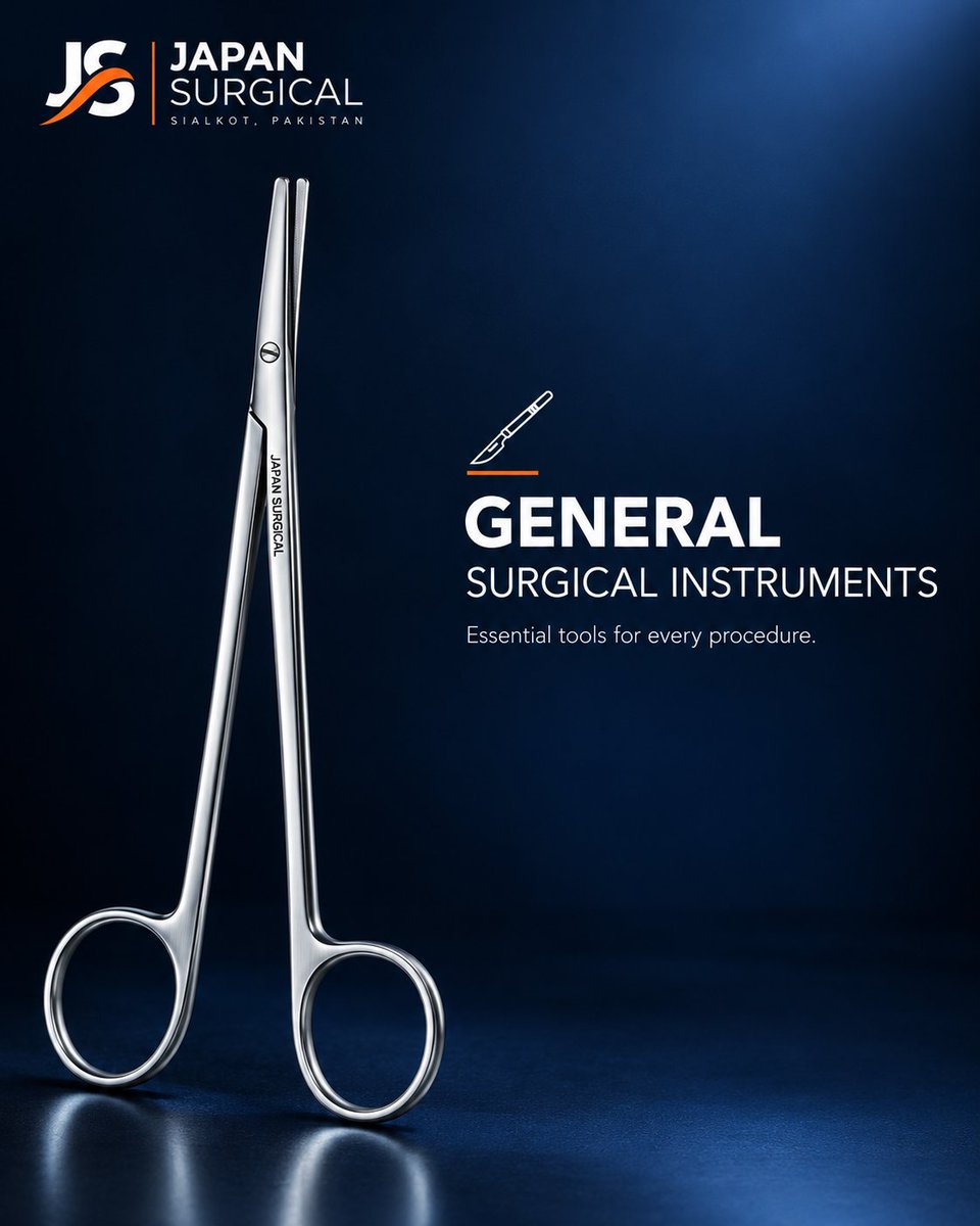 japansurgical's tweet photo. JAPAN SURGICAL 🇵🇰 | Surgical Instruments Manufacturer &amp; Exporter
OEM • Customized • B2B Supply Worldwide

🌐 https://t.co/xOLn6pi6rw
📩 info@japansurgical.com
📱 +92 326 6688822
#SurgicalInstruments #MedicalDevices #JapanSurgical #Sialkot #Healthcare #medical #medicalinstrument https://t.co/ljzuYc0dEz