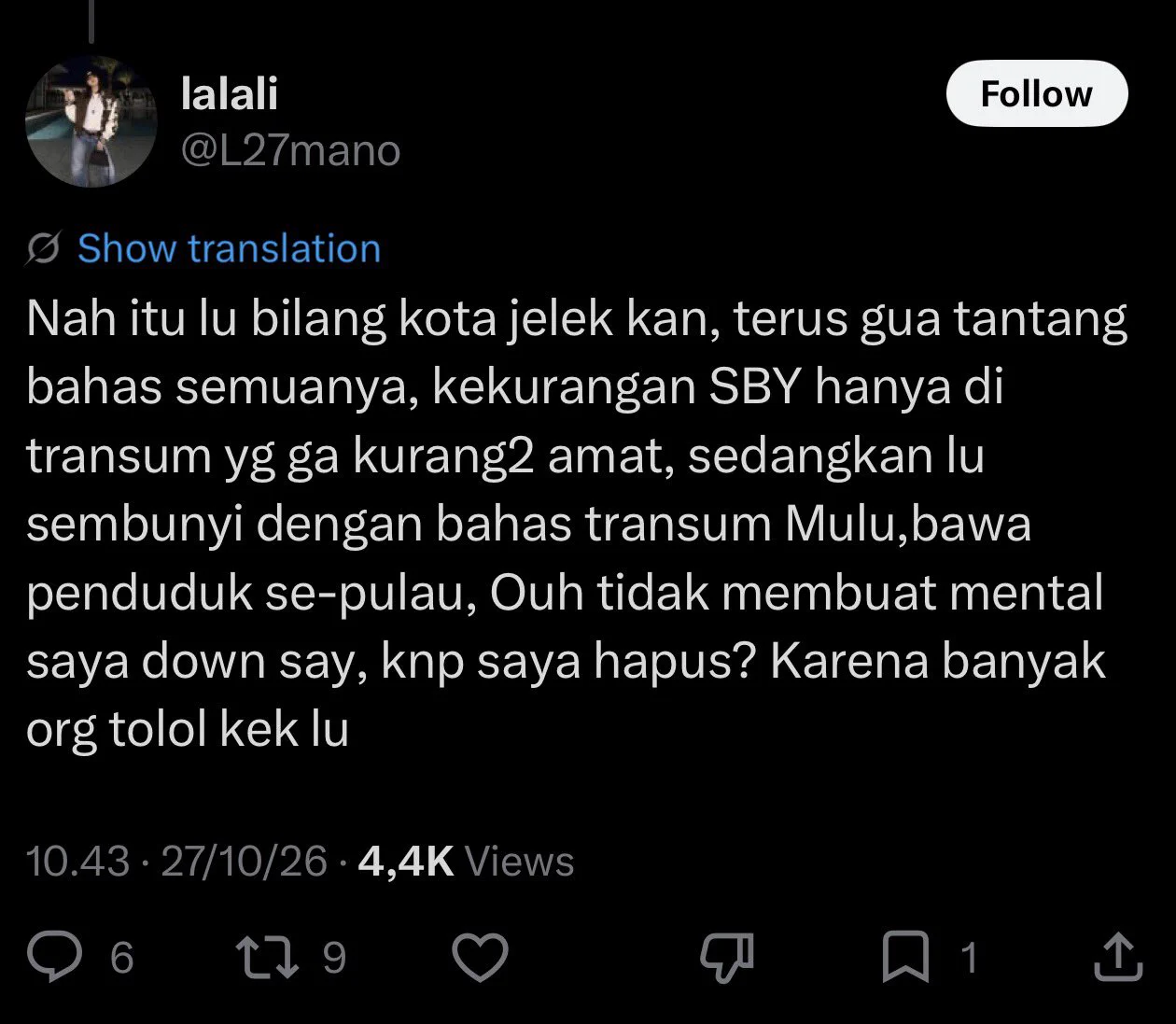 tonggeretbesar on X: 