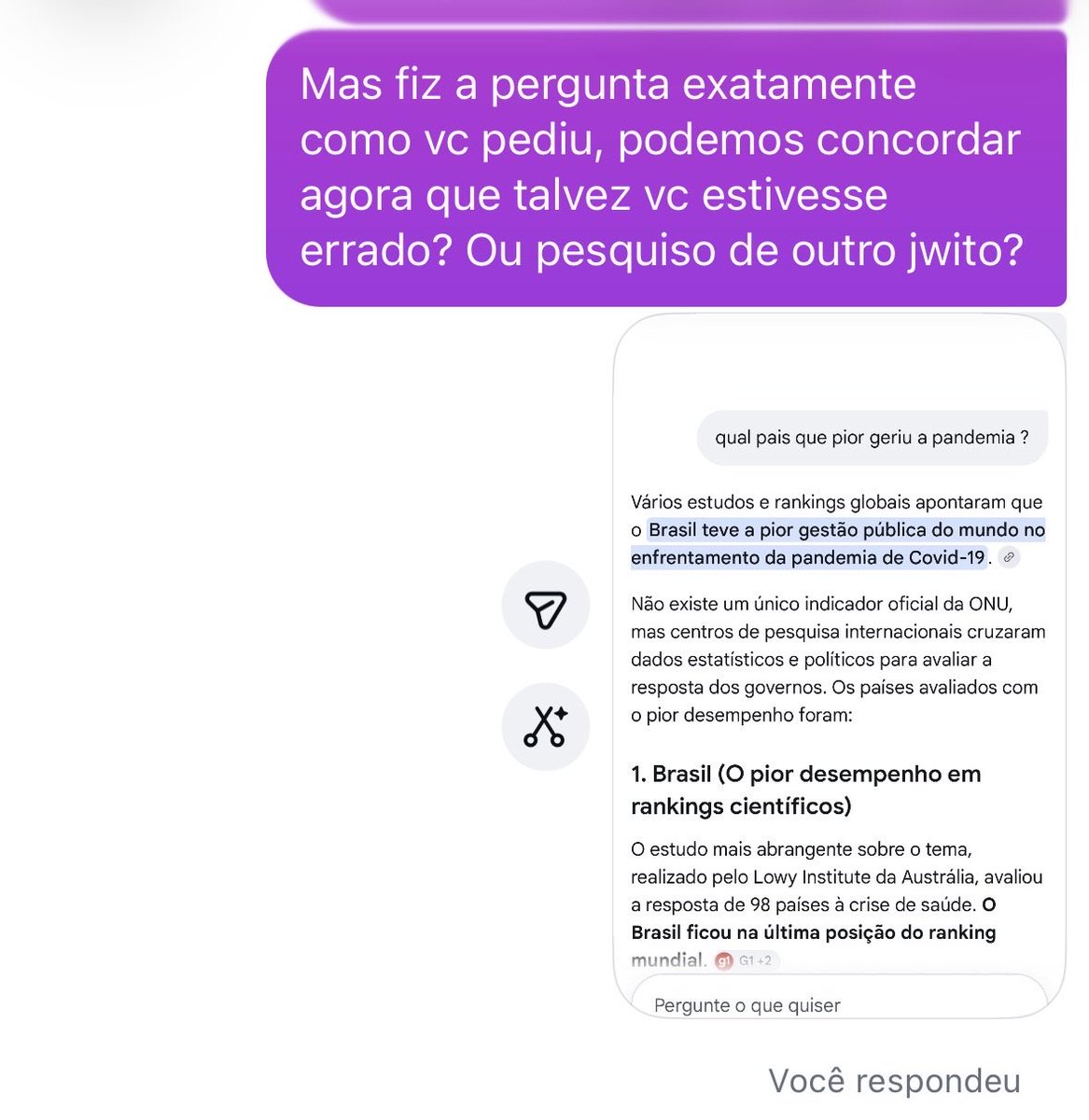 hiagohrr's tweet photo. Oshi? Pq sera que ele parou de responder ? https://t.co/ePEyhuAmtj