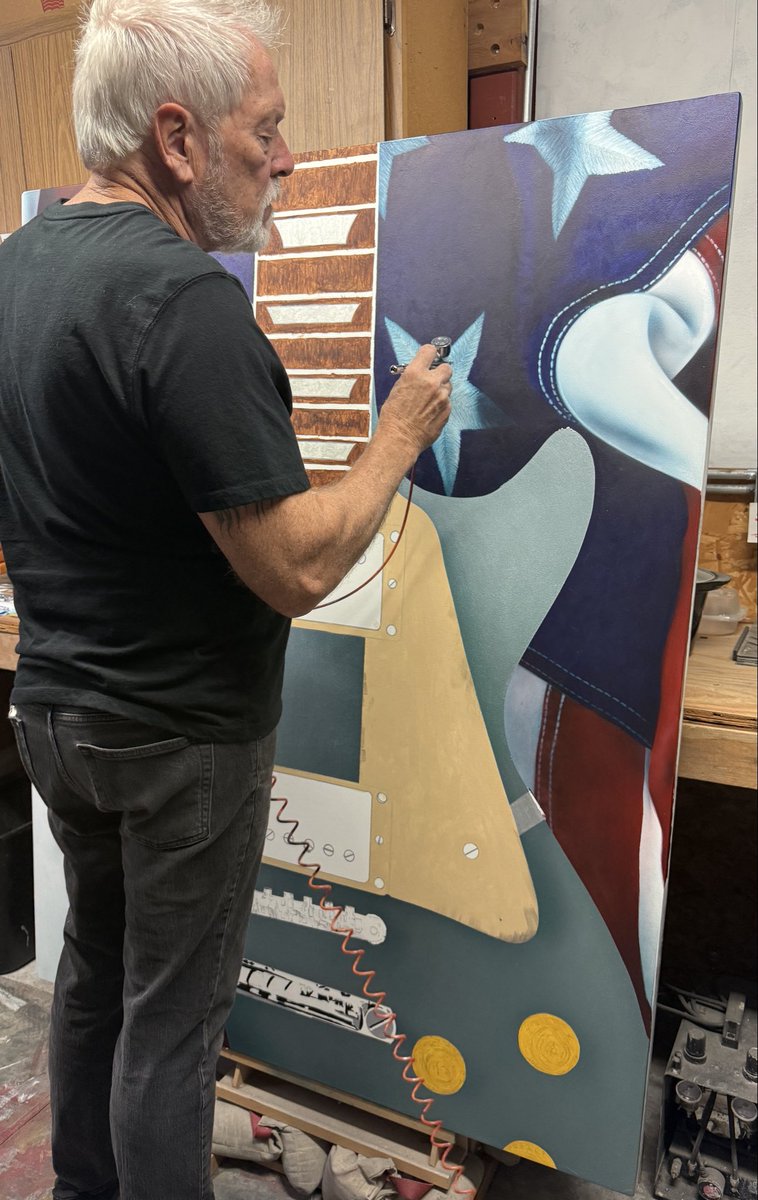 ADCookArt's tweet photo. Wrapping it up in the studio for a few days as I head to the @TeamWWF Sunset Soirée this week. Stay tuned for great pics and updates. https://t.co/2nB6gfwylv https://t.co/BcQ1XEjaiR