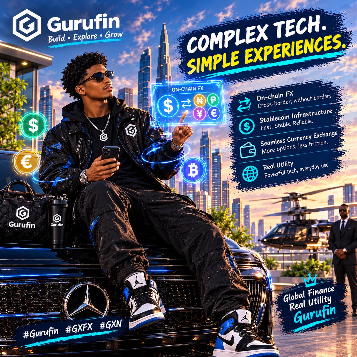 abdul251021's tweet photo. COMPLEX TECH. SIMPLE EXPERIENCES.
The best innovations make difficult things feel effortless. I'm interested in how @Gurufin_HQ can simplify currency exchange through on-chain FX and stablecoin infrastructure. Real progress means making powerful technology useful.
#GXFX #GXN https://t.co/ebDbwiNQo8