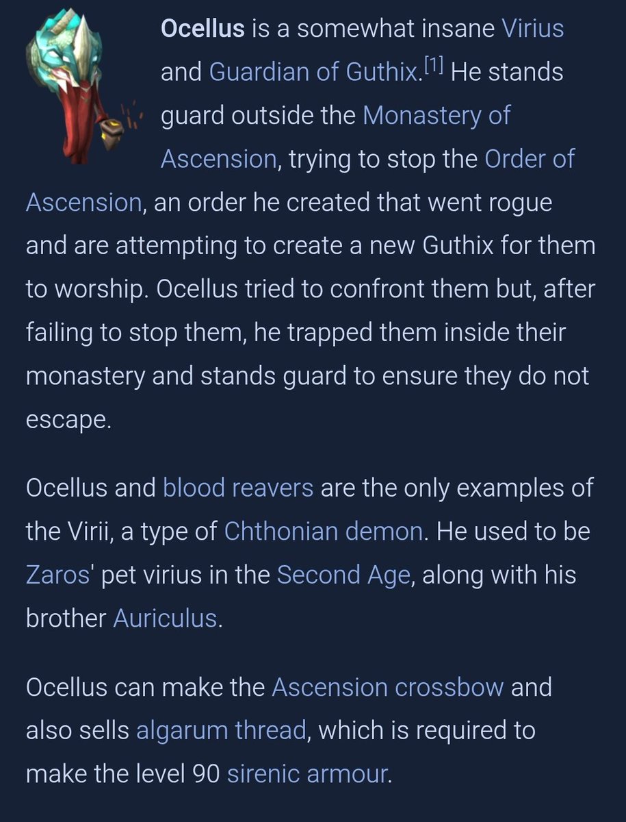 Edmillv's tweet photo. @ThePreztle Should make a parody one about himself being a glorified bouncer in rs3 outside the ascension dungeon selling  algarium thread and making the ascension crossbows or that he was a pet of zaros once, he has some nice rs3 lore https://t.co/TcpTFKwXq1
