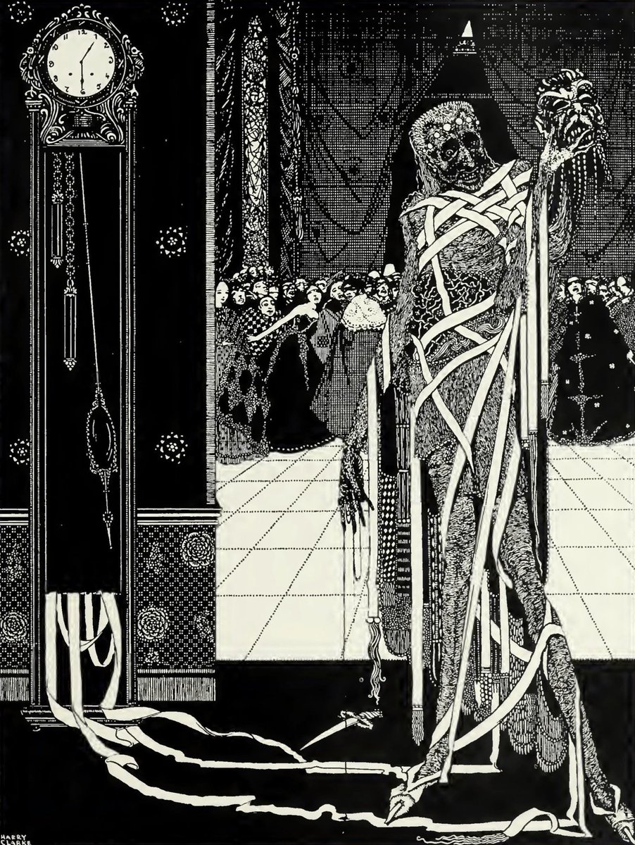Ay_Blinkin's tweet photo. Harry Clarke’s illustrations for the stories of Edgar Allan Poe, 1919 https://t.co/mS0k3n8ftB