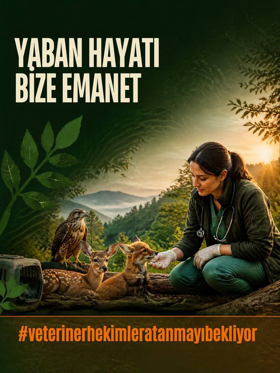 melissa_ozturrk's tweet photo. Doğa Koruma ve Milli Parklar kadrolarında veteriner hekim istihdamı, yaban hayatı sağlığı ve biyolojik çeşitliliğin korunması açısından zorunludur. #veterinerhekimleratanmayıbekliyor https://t.co/3d1SaJE7XS
