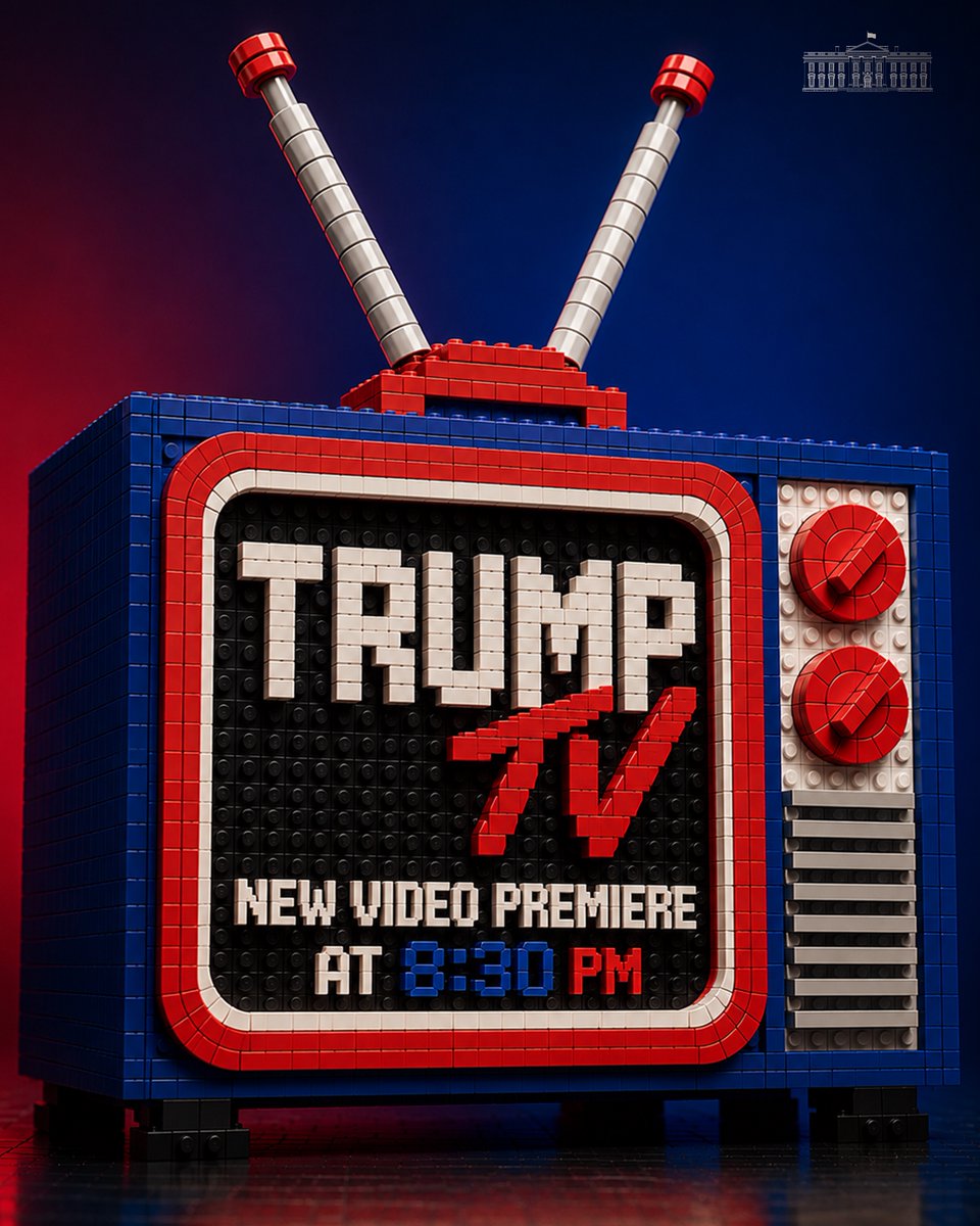 WhiteHouse's tweet photo. Making America Great Again. 

NEW VIDEO PREMIERES TONIGHT AT 8:30 PM ONLY ON https://t.co/OWNhNdK0y3 &amp; THE WH APP 👀🎬 https://t.co/oX9tRCyh4y