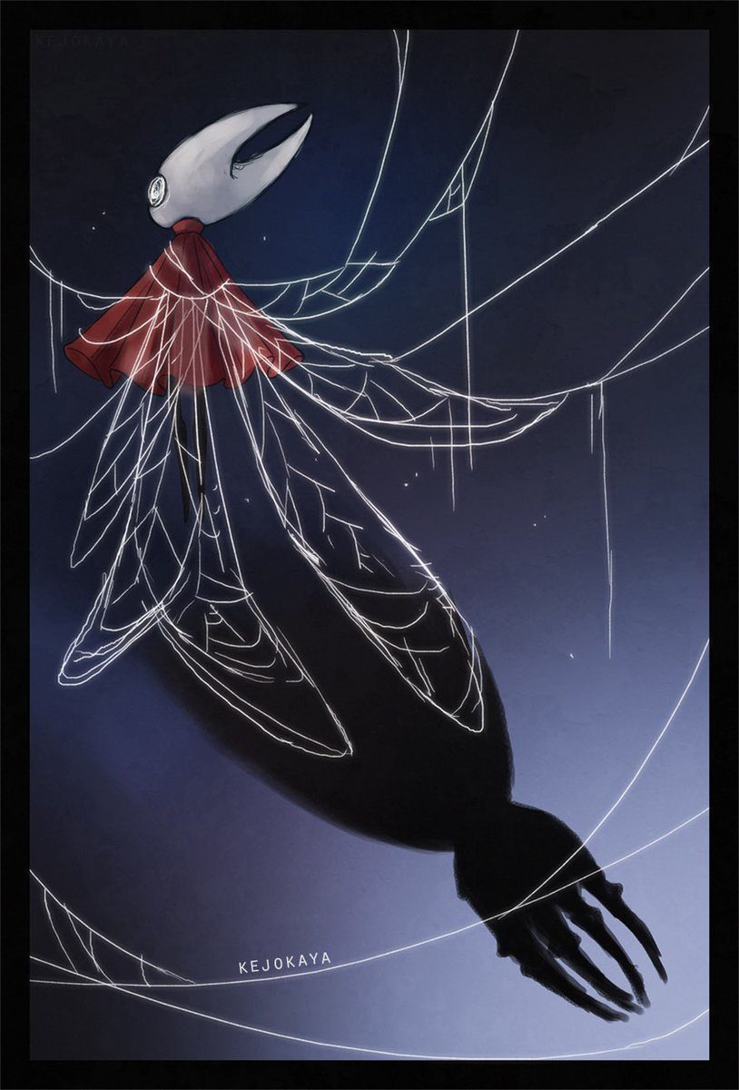 kejokaya's tweet photo. Bloodline 
#hollowknight #hornet doodle https://t.co/xG5VyJYc7T