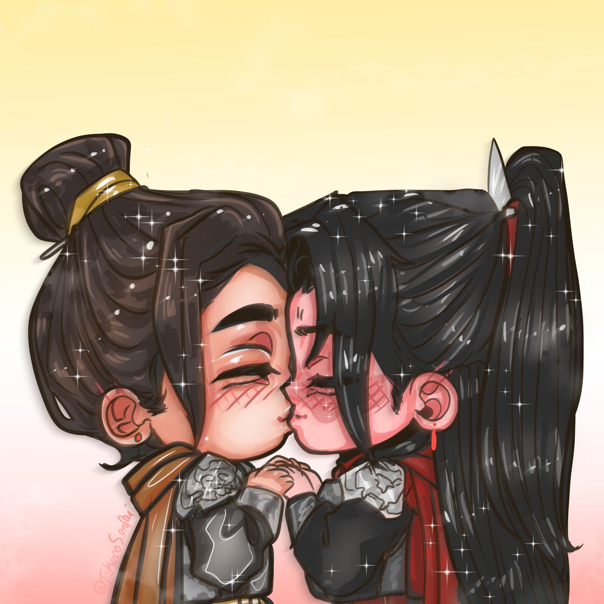 TakanoSenp37506's tweet photo. Kiss Kiss Fall in love *Anime opening intro* ๐โค๏ธ๐
#muqing #fengxin #fengqing #tgcf #FQweek26 https://t.co/QhQmGWRgTh