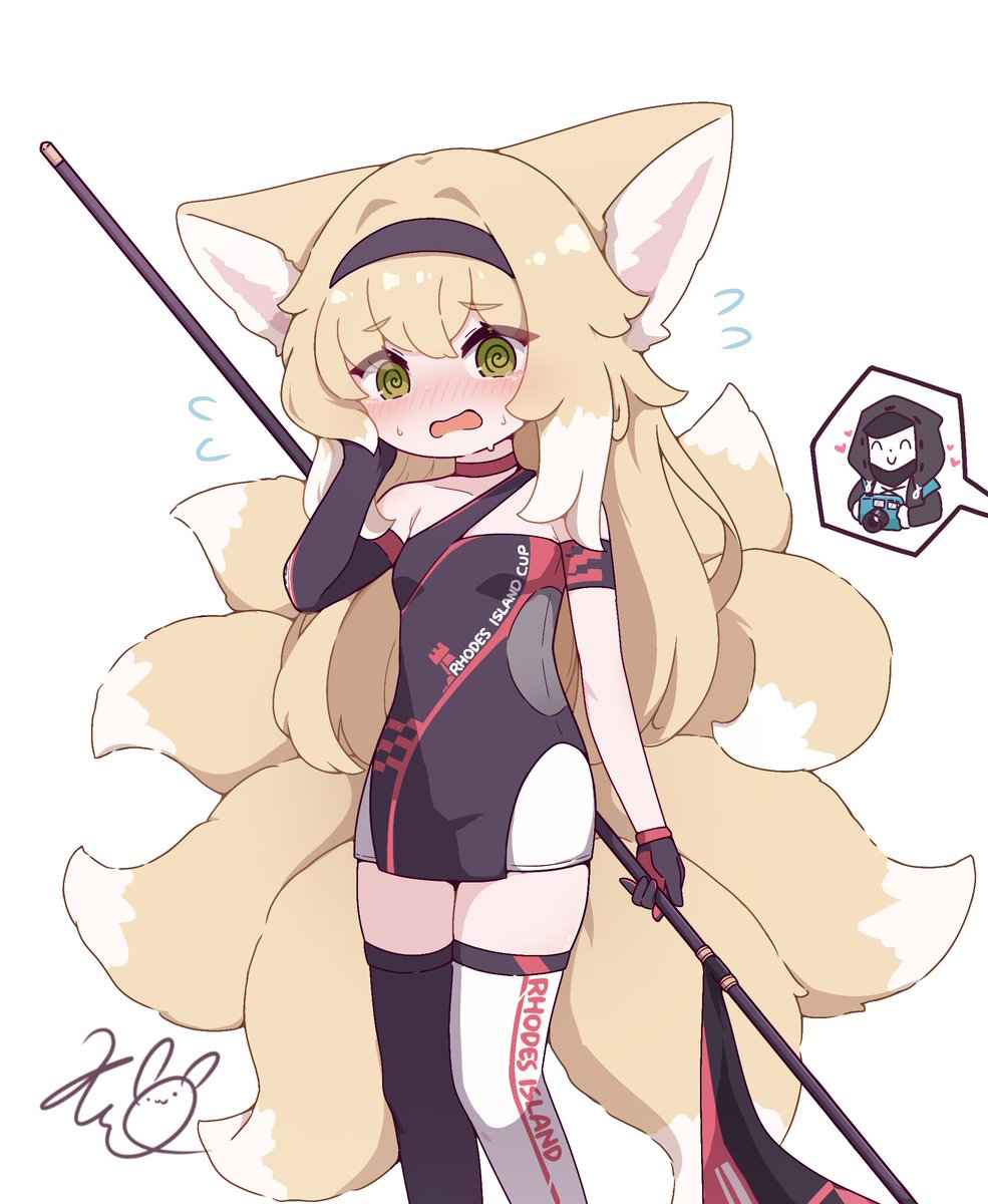 Kuro_Tofu's tweet photo. Our light is now a flagbearer~
#Arknights https://t.co/oZnbw9EidW