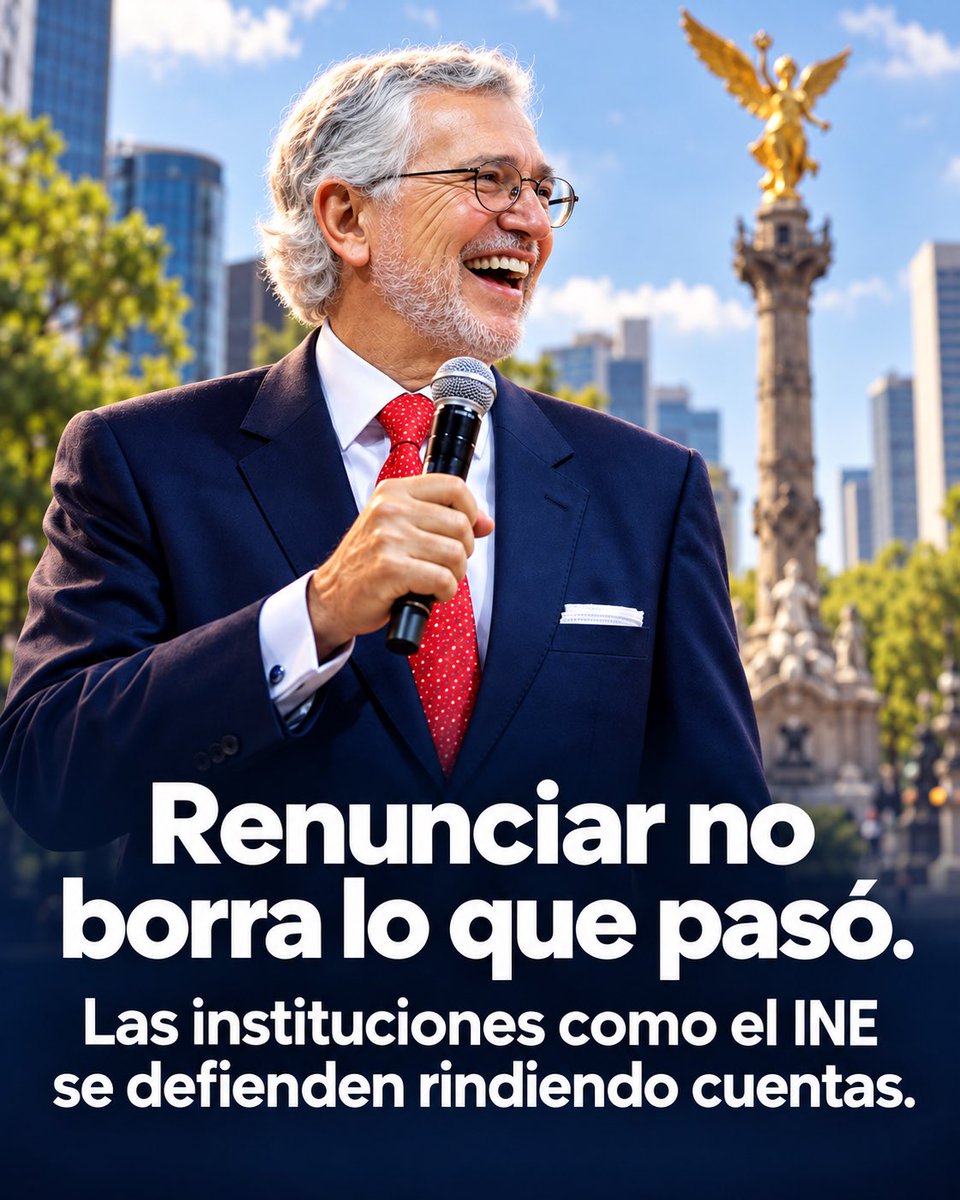 RicardoBSalinas's tweet photo. Renunciar no borra lo que pasó. Las instituciones como el INE se defienden rindiendo cuentas.

Que la @FGRMexico investigue a Taddei y se haga justicia!!! https://t.co/srUhKdbrtO