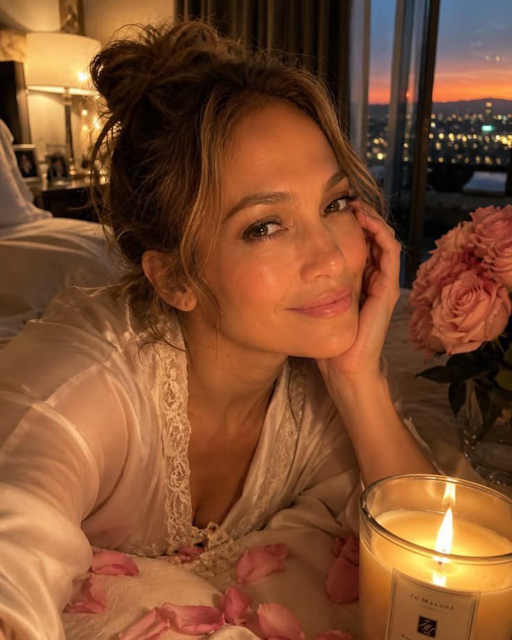 JenniferLo3m8r's tweet photo. Good night from JLO ❤️😘 https://t.co/lLgJK4Ckl2