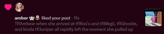 JustKibble's tweet photo. The instant like has me on the floor ily Ambear 😭😭😭
TF!Ambear deserves so much better fr </3 https://t.co/DbXRB9mrZW