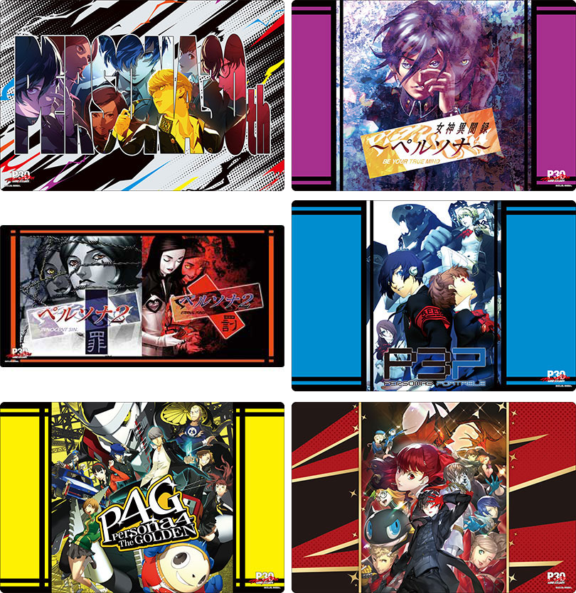 persona_check's tweet photo. ペルソナ30周年記念のラバーマットが登場！✨

【ブシロード ラバーマットコレクション V2『ペルソナ30th』】

歴代ペルソナシリーズのビジュアルを使用したラバーマットがラインナップ！

あみあみにて予約開始！【PR】
https://t.co/0MNsEKbjCS https://t.co/W1KWXqLUAC