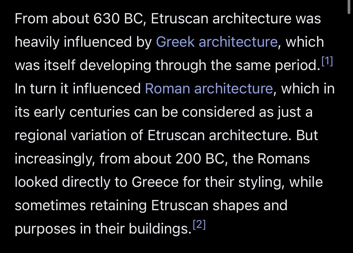 alphacoccus265's tweet photo. @Flvf_Italicvs @Neon_Blu_Moose_ I’m actually using it to water down things so an Italian can understand. This is from the Etruscan page in Wikipedia with sources cited. https://t.co/tFGccSFm1W