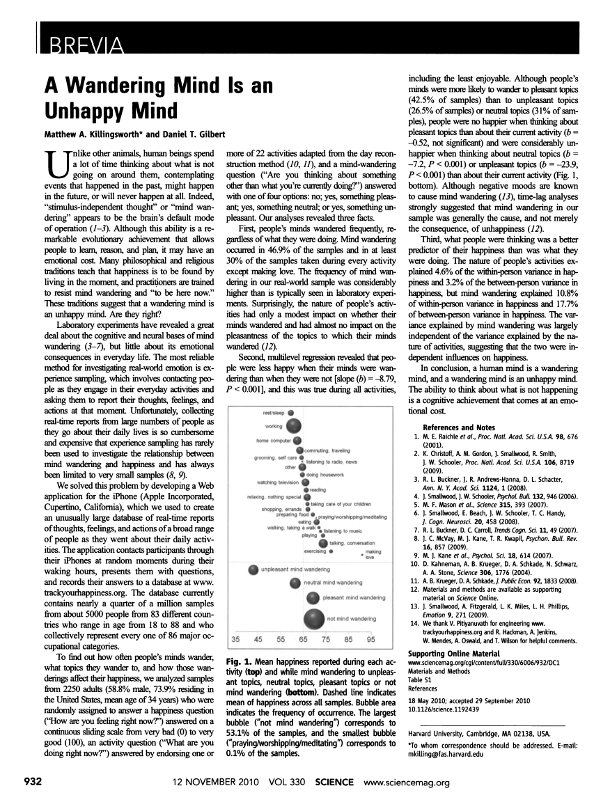 NTFabiano's tweet photo. "The ability to think about what is not happening is a cognitive achievement that comes at an emotional cost". https://t.co/nyoOyxORWY