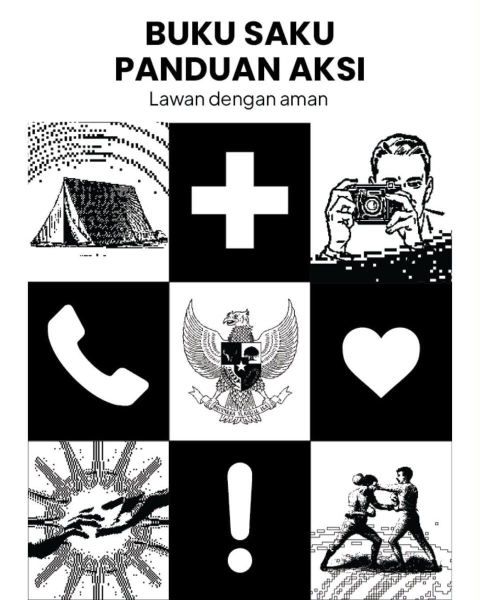 douvart's tweet photo. BAWA BUKU SAKU INI KETIKA AKSI. https://t.co/cC6Kp4eW4p