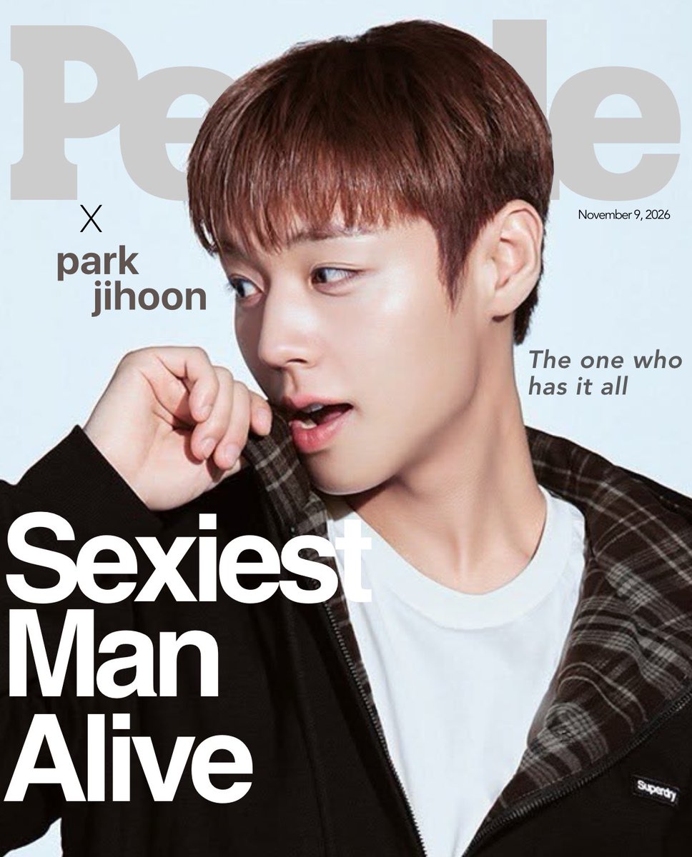 ilygotae's tweet photo. Park Jihoon has been named People’s Sexiest Man Alive of 2026. https://t.co/b1laoehReW