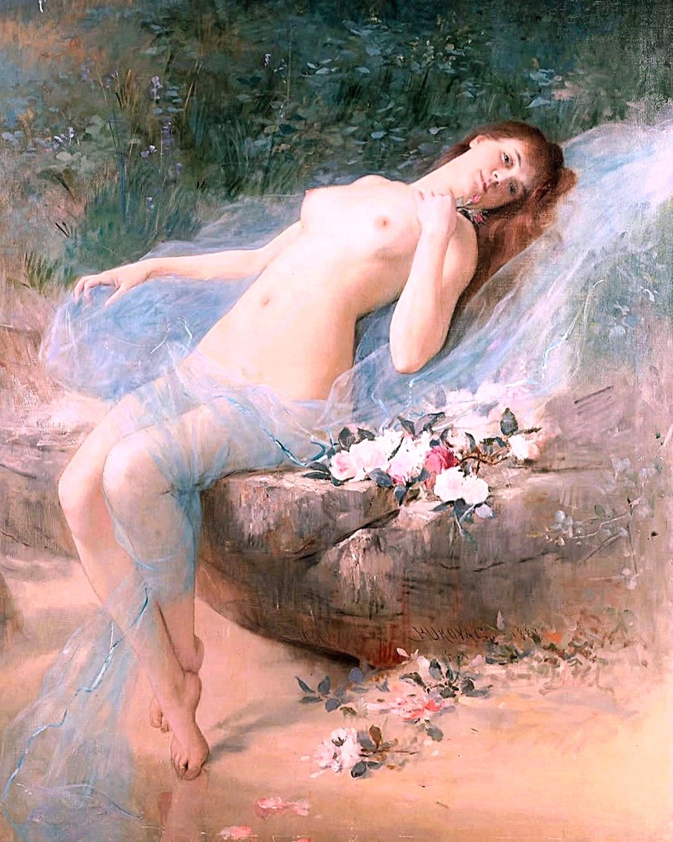 AlexandraSoro's tweet photo. 🎨

"Une fleur" (1887) 
By Vlaho Bukovac. (1855–1922) 🖌️🌹
Croatian painter. https://t.co/4F1RZsdPBp
