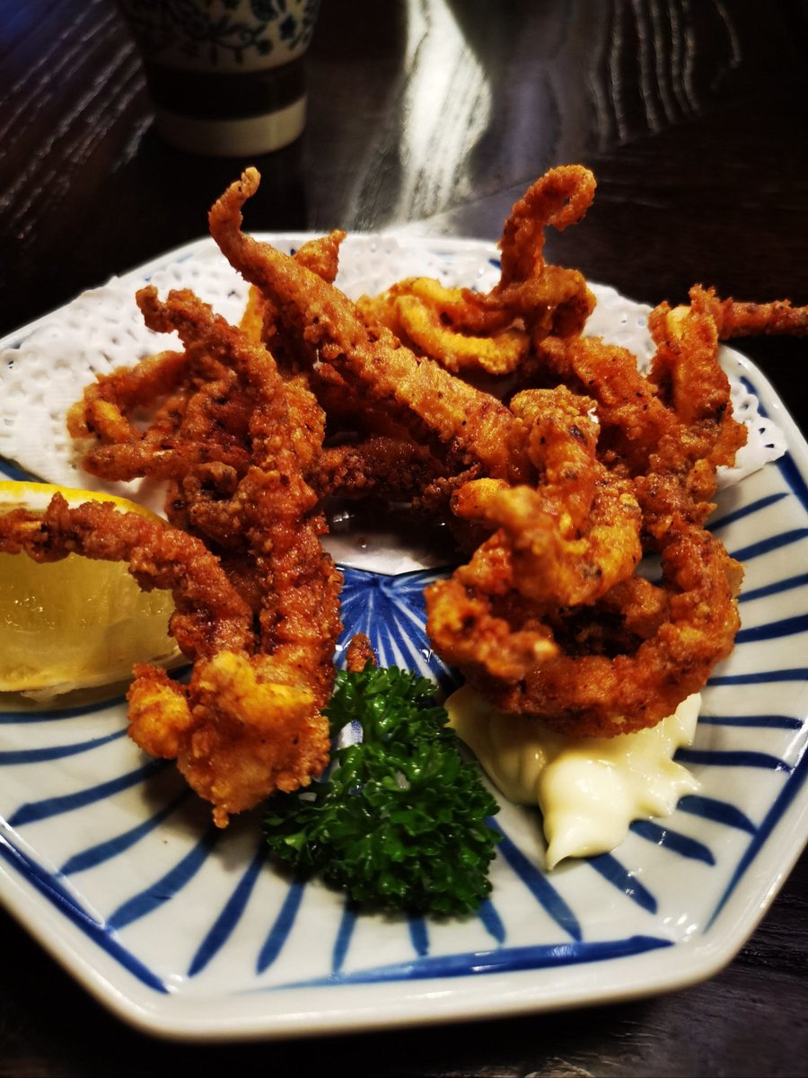aisas0963's tweet photo. [今日の晩ごはんは塩漬けのイカと春菊の旨味が絡んだ一品！苦みもアクセントになって、やみつきになる味わいだよ]， https://t.co/AwtawixtPt