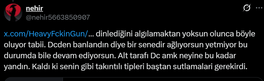 HeavyFckinGun's tweet photo. @cucesiqen @nehir5663850907 Burada örtülü şekilde itiraf ediyor maskeyi çıkar memati sıfatını sikeyim memati @nehir5663850907 https://t.co/ugxAB5nh4k