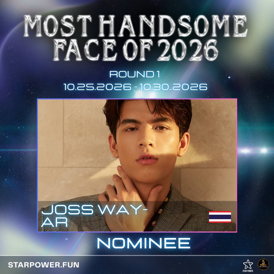 StatsPollAwards's tweet photo. 🇹🇭 THAILAND'S NOMINEES — Most Handsome Face 2026 👑
 
JOSS WAY-AR &amp; GAWIN CASKEY
 
Show your love and support! Cast your votes now 🗳️✨
 
🔗 Vote here: https://t.co/ZWdN080wHA
 
#JossWayar #GawinCaskey #StatsPollAwards #StarPower https://t.co/V0m8Z7DMRm