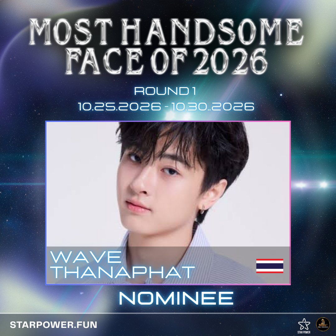StatsPollAwards's tweet photo. 🇹🇭 THAILAND'S NOMINEES — Most Handsome Face 2026 👑
 
JEFF SATUR &amp; WAVE THANAPHAT
 
Show your love and support! Cast your votes now 🗳️✨
 
🔗 Vote here: https://t.co/ZWdN080wHA
 
#JeffSatur #WaveThanaphat #StatsPollAwards #StarPower https://t.co/VipNU29BDv