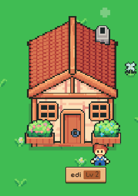 ah3ingh82's tweet photo. I'm Edi! 
Welcome to my farm! Please don't touch anything without my permission :( 😂 But feel free to grab some fruit from the orchard! 🍎🍊 Enjoy your visit, friends! 💚 @farmingseasonio https://t.co/woHQnBKY7u