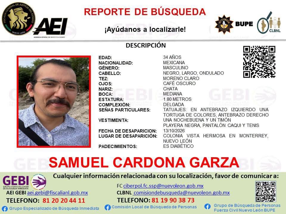 carlaescoffie's tweet photo. Localizaron a Sam. 🩷🙏 Gracias por presionar y compartir la info. https://t.co/Tc4S3kONRn