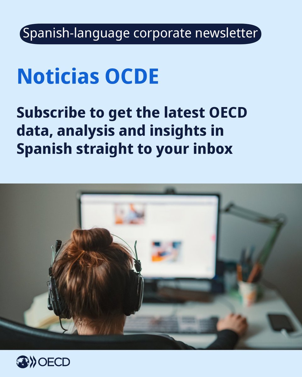 OECD's tweet photo. Do you speak Spanish?

The first issue of Noticias OCDE – the #OECD's new quarterly Spanish-language corporate newsletter – is ready!

You can find it here: https://t.co/xEJF2MWvcS https://t.co/5K35JJmddN