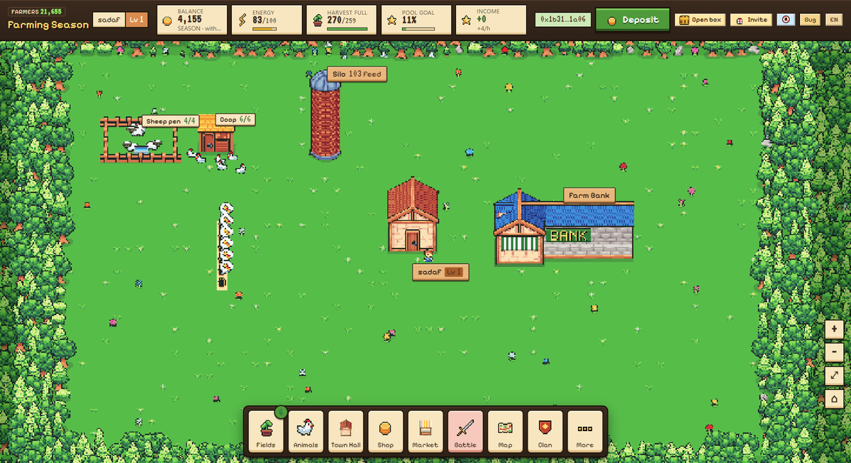 hoseinlfa's tweet photo. A farm is more than crops 🌱

In @farmingseasonio, you manage animals, explore buildings, and discover the market and Farm Bank.

Still learning how to grow my farm 😄

What would you focus on first? https://t.co/EConRHALgA