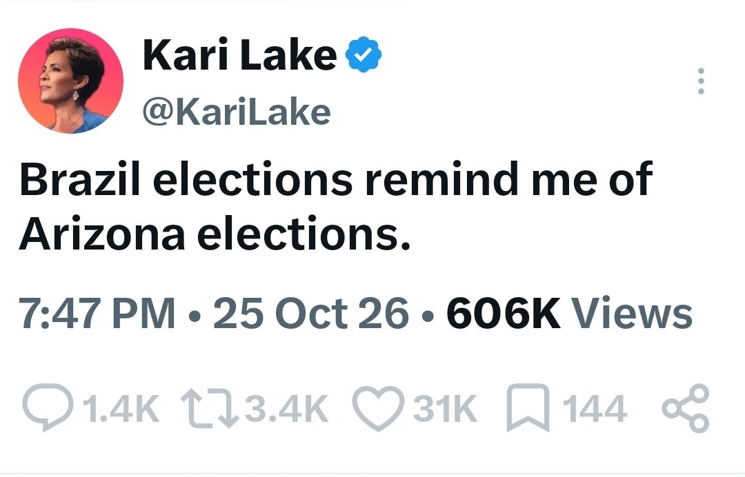 t_arnpreeest's tweet photo. Because you're completely irrelevant in both? 

@KariLake https://t.co/J4Hn2N2OAO