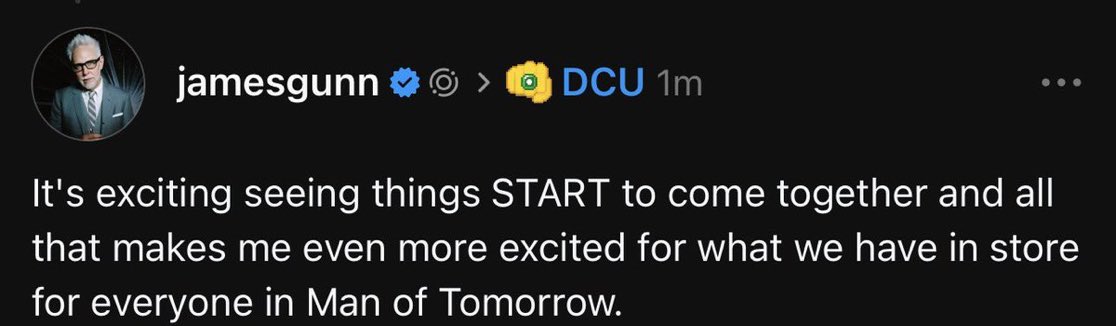 bikaxash's tweet photo. Man of tomorrow needs to be a generational superhero movie and the best thing the dcu has delivered so far https://t.co/oiIm5KmzPy