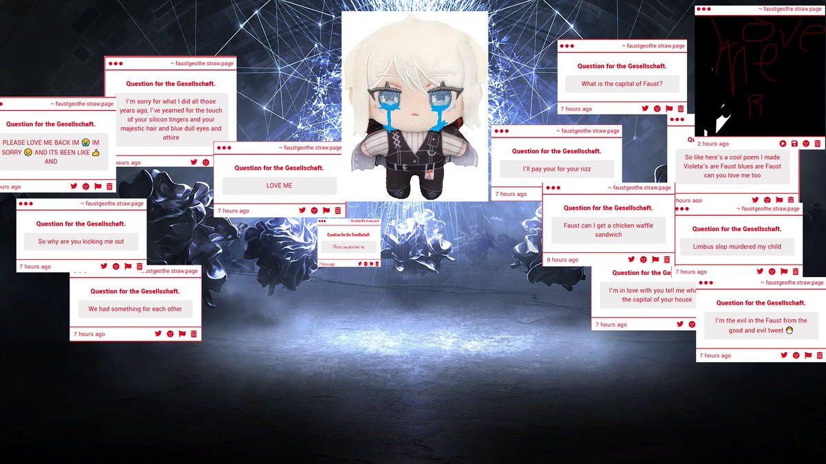 FaustGeothe's tweet photo. Please remind Faust to never check her strawpage ever again. 

// I was so lazy and tired I can't 😭😭😭 https://t.co/3iEGW8NnhY