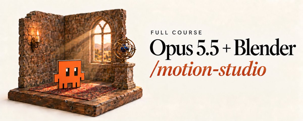 How to build a 2.5D motion studio with Opus 5.5 (Full Course)