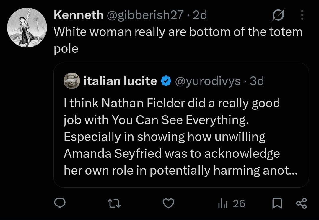 KronosTrigger's tweet photo. @gibberish27 @NightsLofi @fuckduckery @BigTimbs1030 @DEHTOADQUEEN @knotnoxus Racist and sexist? Tsk tsk not very "I work to combat racism" of you https://t.co/LdYNRaAluE
