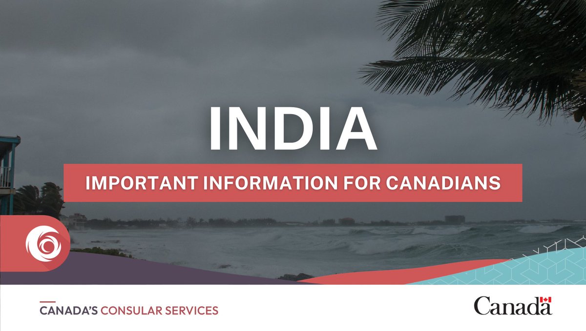 TravelGoC's tweet photo. Canadians in #India: Cyclone #Arnab is expected to make landfall on the coast of #AndhraPradesh. 

Check our travel advice often in case of updates as the storm moves ➡ https://t.co/HngINDuRPG https://t.co/Wucd8ri961