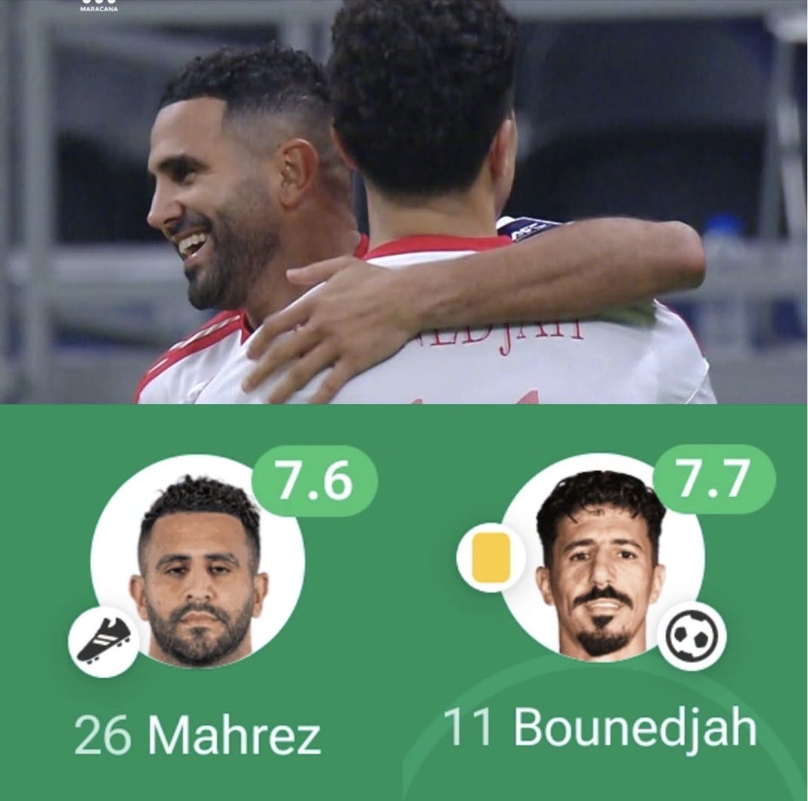 mustapha83649's tweet photo. ثنائي محاربي الصحراء يقسو على الهلال السعودي 🇸🇦! 🇩🇿

رياض محرز  بأسيستين و بونجاح بهدف يقودو الشمال  القطري 🇶🇦 إلى  التقدم  بنتيجة 3-1! ⚽️👀

دايرين الروض في اسيا امام فريق  الأشهر  عندهم الهلال 💙 https://t.co/HNMiKOZzbA