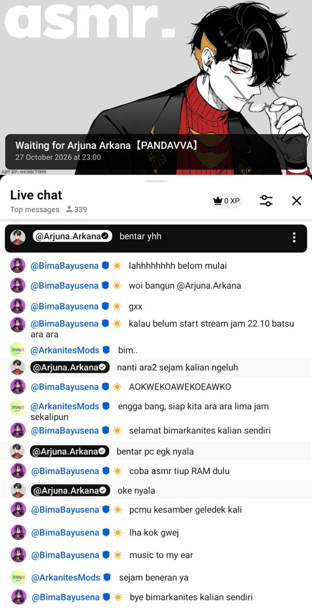 chiciroku2's tweet photo. inti streamnya new fear unlock buat arkanites : ara-ara &amp; jadi ijo 
beruntunglah kalian yg masih abu monyet terhindar dari program menghijau bareng guys https://t.co/6370AFNulw