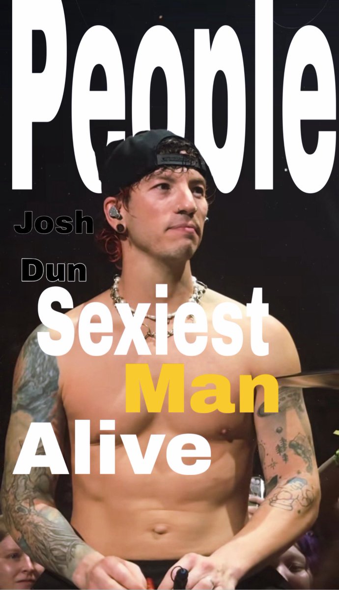killitclaws's tweet photo. The real sexiest man alive.. Josh dun https://t.co/SEYrsi94Z4