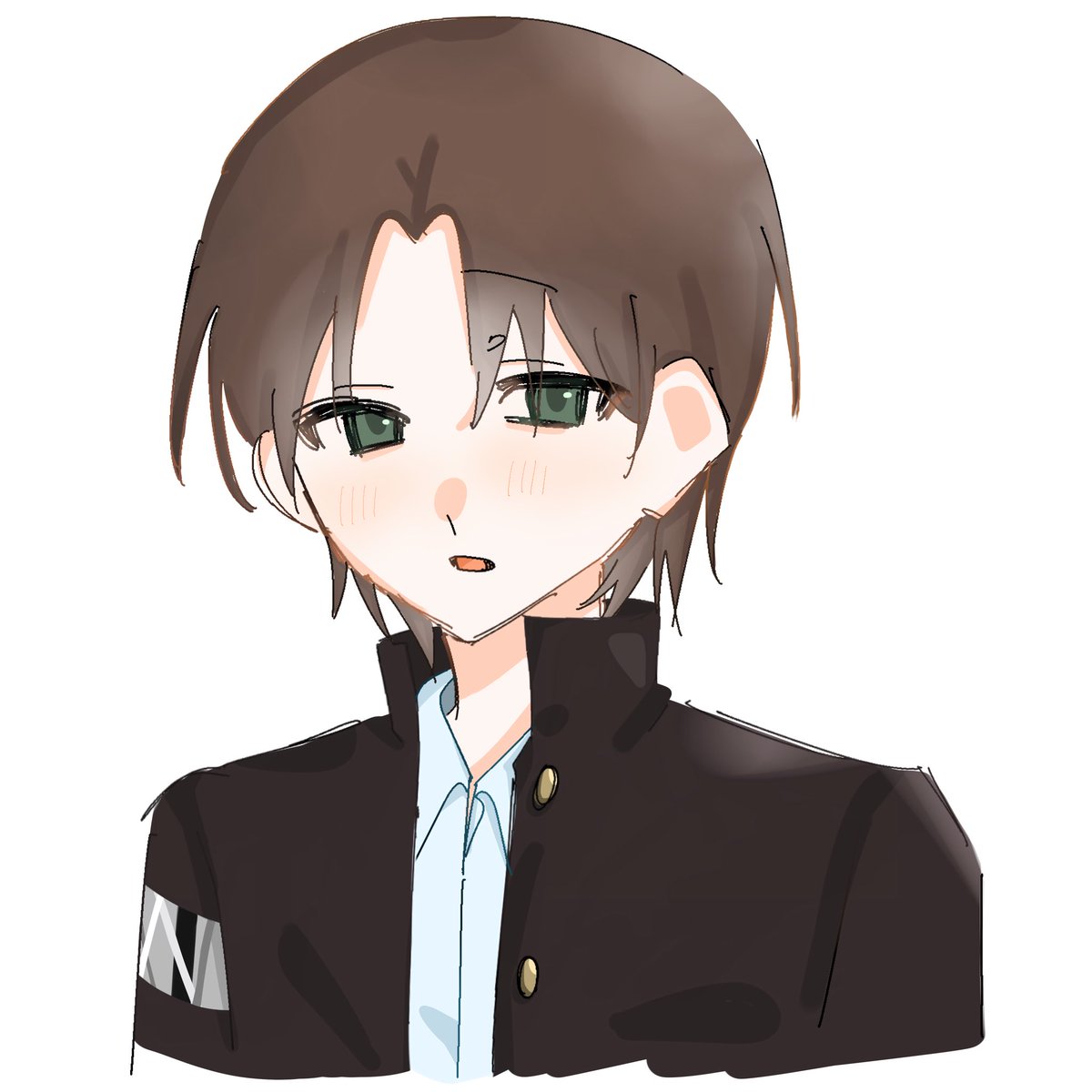 una91_'s tweet photo. 遅筆すぎるので、時間制限30分➕下手でも投稿する縛りで描きました´>  ̫< `♩
 #メメリ絵 https://t.co/gyVM4A75lk