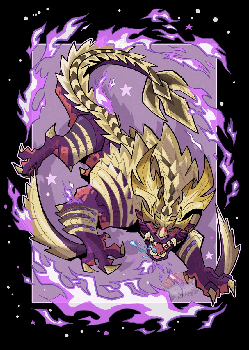 Snek_Snack's tweet photo. Magnamalo 🐯🔥 https://t.co/Qg96BImA2w