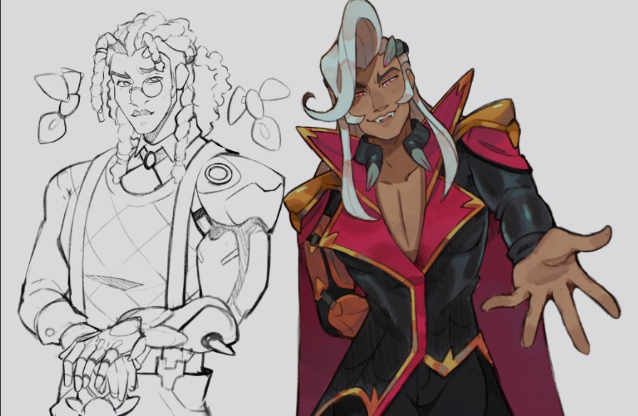 Jaydan_art's tweet photo. #WIP Doctrine and Lifeweaver Switcheroo

working on vegan doctrine, can't think of a cool name for this good guy alter ego, though...

#overwatchfanart #doctrine https://t.co/pmmqO7Q1lq