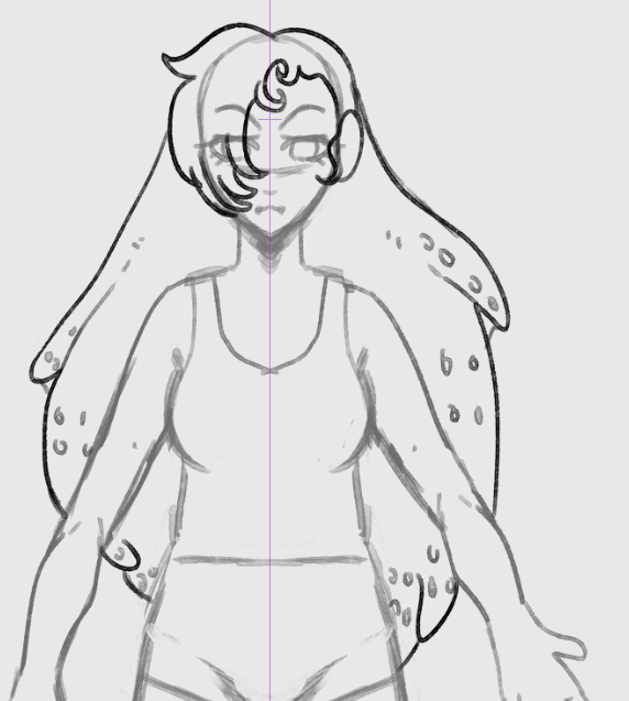 VampSquiddo's tweet photo. (🦑)

I love Malva's hair when it's down bc it shows off her badass squid tentacles hair but shes super insecure about it ( this is 100% a beastperson gene LOL) https://t.co/k3bSvTGGRf