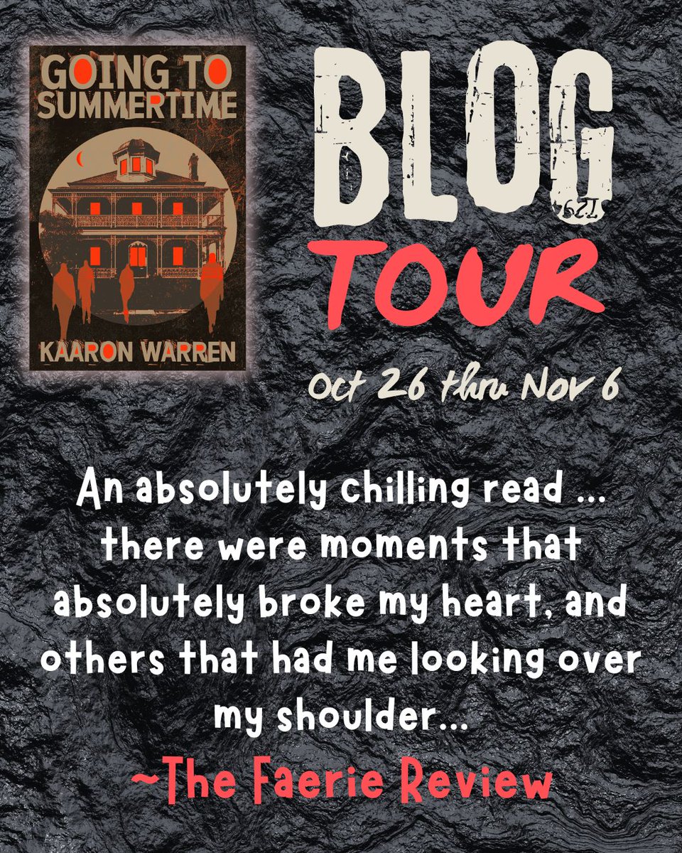 MeerkatPress's tweet photo. The Faerie Review gives Kaaron Warren's #GoingToSummertime 4 out of 5 Fairies!
"An absolutely chilling read"
Read the review, enter the giveaway & read the excerpt:
https://t.co/Po7OCBlJmP
@KaaronWarren https://t.co/8bu57ZbhU5