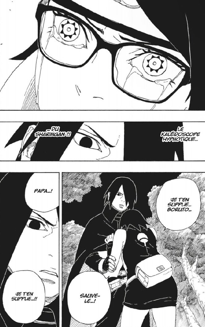 RH_IXSan's tweet photo. Si on est honnête il a plus cru le clan Uchiha que sa fille. C’est l’éveil du Mangekyo qui l’a convaincu de la croire. Sans ça, il allait fumer Boruto mdr https://t.co/HK4KqTZ9v5