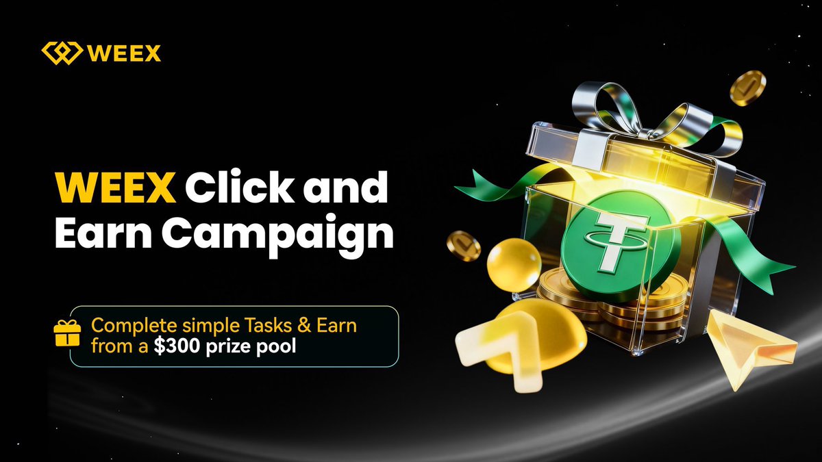 WEEX_Africa's tweet photo. 🎉 Win from a $300 prize pool in few Steps

How to Enter:

✅ Follow @WEEX_Africa & turn on notifications 

✅ Retweet this post

✅ Tag 3 friends to follow @WEEX_Africa 

Fill the form: https://t.co/81uQB5hdLE

 ‼️ NB: Only users who complete ALL steps will be Rewarded

 ‼️ Reward would be distributed across Facebook and X
