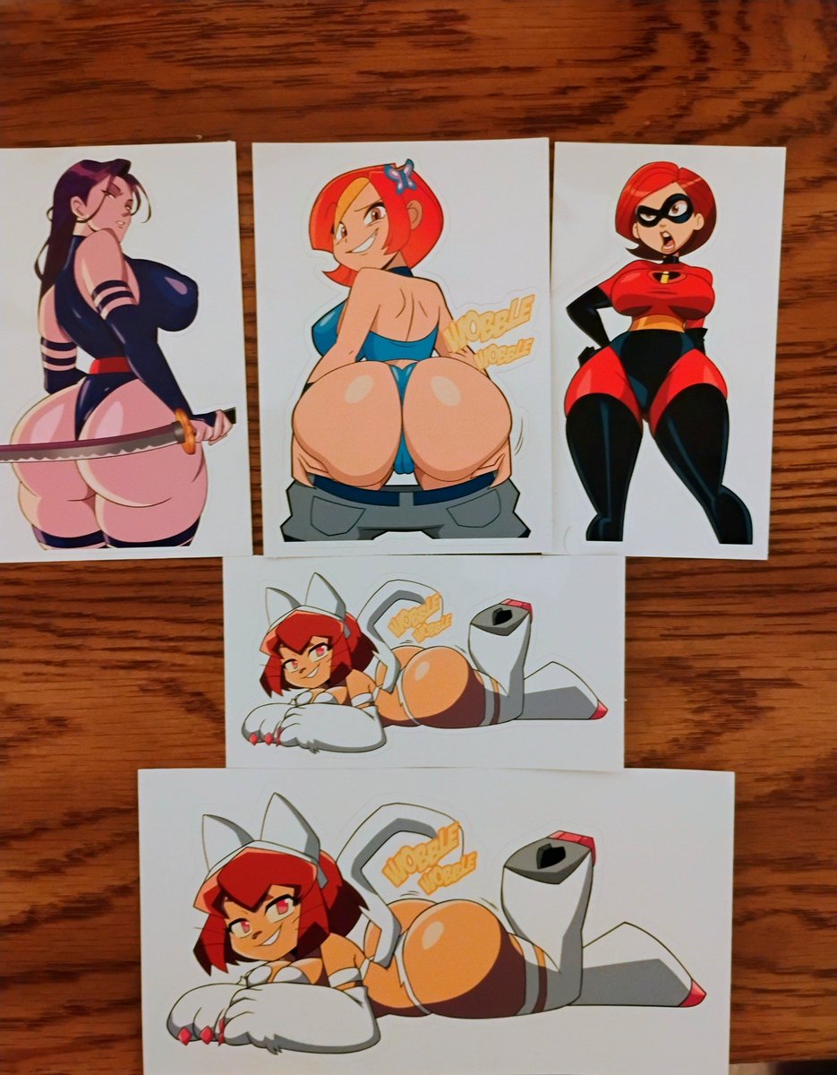 CursedhollowGT's tweet photo. My lewd stickers that I recently got on @WaifuLoot from @Grimphantom_Inc https://t.co/kkyZXvQQLg