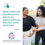 Photo by Women For Sobriety (@WFS4C)