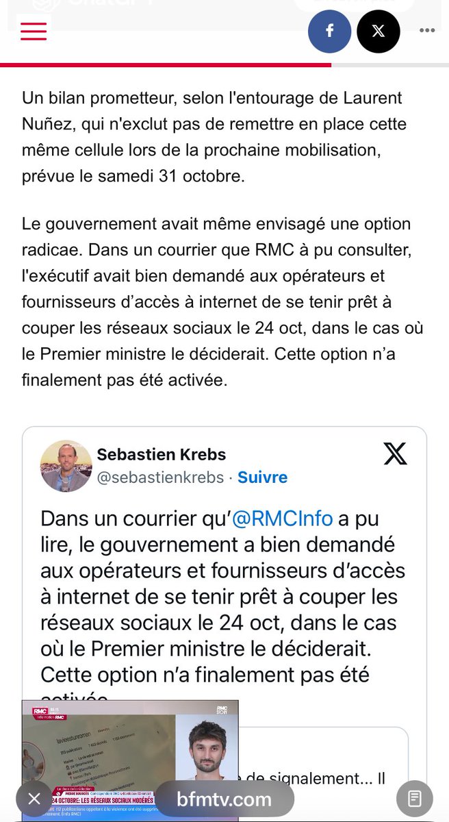 BMoon_bee's tweet photo. Donc il y a bien eu un contrôle total des réseaux sociaux par le gouvernement le #24octobre : « Une modération » c’est l’euphémisme pour « censure » et plus ils vont l’imposer sans réaction plus ils vont l’utiliser ! Ils veulent même couper internet comme en Iran ! 

👇👇 https://t.co/IBHExNoLpU