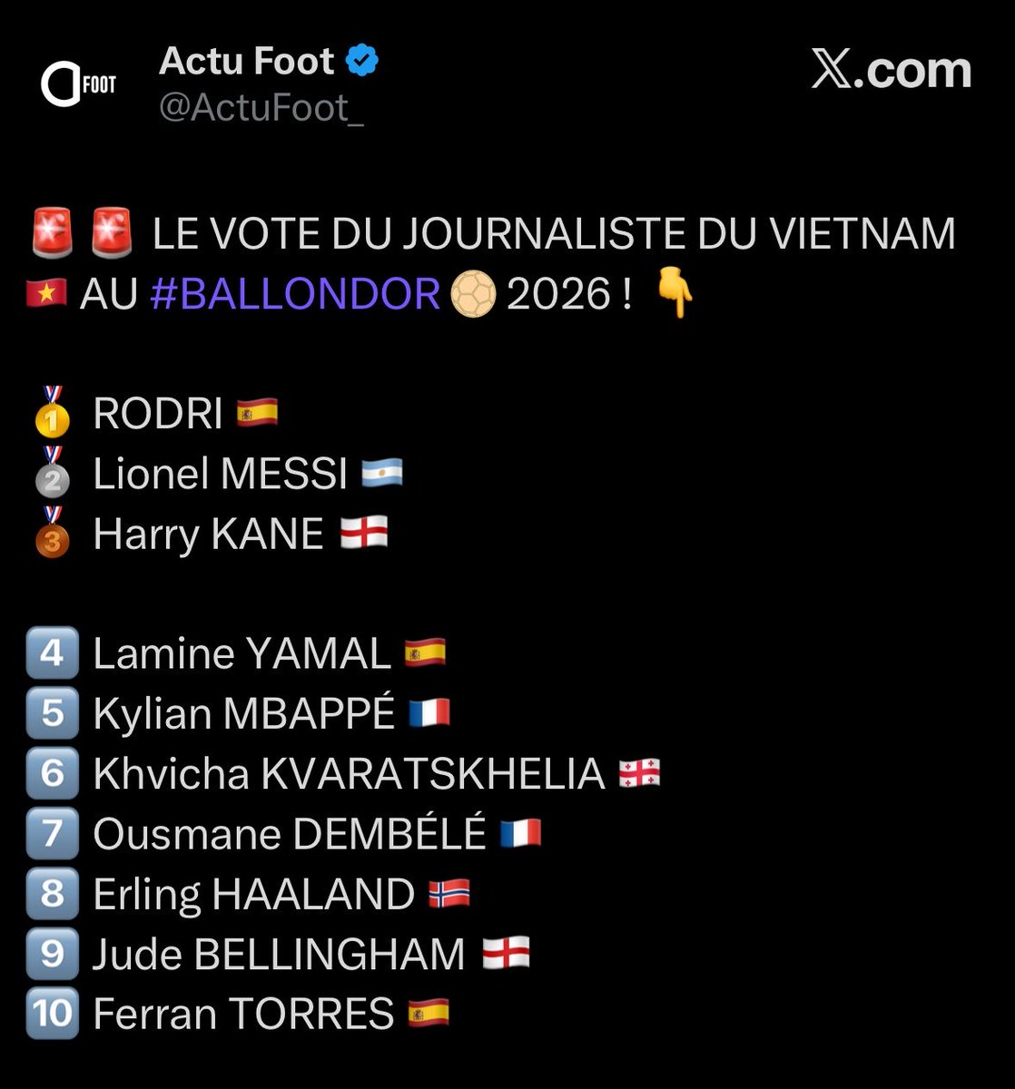 PARlSIEN's tweet photo. Les votes ça fait flipper, les votants sont censés être un minimum compétent mais tu vois des Cubarsi podium, Ferran top 4, Kvara et Olise hors top 10 etc… cette année c’était un sacré fiasco le ballon d’or, faut changer les votants ! https://t.co/pkVeO9bXp4
